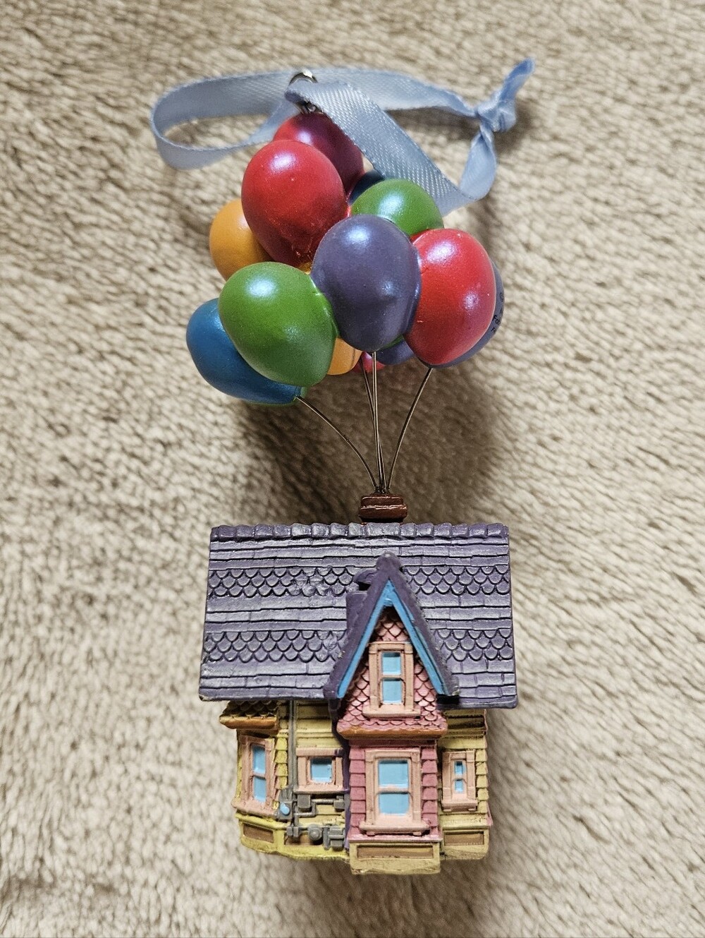 Pixar Up Balloons House Ornament - EUC